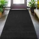 MaxMat Oversized Industrial Door Mat - Heavy Duty, Waterproof, Low-Profile, Easy to Clean, Rubber Floormat (4 x 6 Feet, Black, MXM-RIB0046BK)