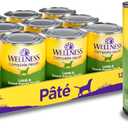 Wellness Complete Health Natural Wet Canned Dog Food, Lamb & Sweet Potato, 12.5-Ounce Can (Pack of 12) BBD: 04-23-28