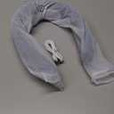 FrSara Rechargeable Neck Fan, Personal Fan with LED Display, 3 Speeds with 4000mAh Battery Powered, Supports USB TYPE-C, Portable, Ideal & Quiet for Women, Men Travel, Outdoor, Blue