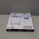 Taylor Digital Scales for Body Weight, Extra High 440 LB Capacity, Unique Blue LCD, Stainless Steel Accents Glass Platform, 12.4 x 12.4 Inches, Clear