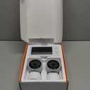 ARENTI Baby Monitor with 2 Cameras, Cry&Motion Detection, 2K Smart Baby Camera with 5'' Upgraded Wireless Display, 2 Way Audio, Super Night Vision, Lullabies, Breathing Light, Temp&Humidity Sensor (grey)