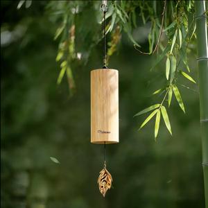 Wind Chimes for Outside Natural Bamboo Windchimes Unique Rain Chime Sound Healing Instruments Gifts for Mom Indoor Outdoor Zen Decorations for Patio Porch Garden and Backyard (Fm-Chord)