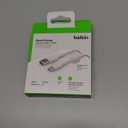 Belkin USB A to USB C Cable, 6.6ft, 15W - Type C Charger, iPhone Charger Cord, Soft, Braided, Flexible for iPhone 16 & 15, Galaxy S25, Pixel 9, iPad Pro, Airpods Pro, Switch & More - White