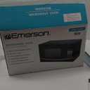 Emerson MW9255B Countertop Microwave Oven, 6 Pre-Programmed Settings, Removable Glass Turntable and Child Safety Lock, 0.9 Cu ft, 900W, Black