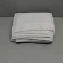 AmazerBath Extra Long Shower Curtain 96 Inches Long, Waffle Shower Curtain White Extra Long, Fabric Shower Curtains for Bathroom, Heavy Duty 240G Waffle Textured, 72x96 Inches