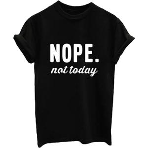 YITAN Women's Cute Juniors Tops Teen Girl Tee Funny T Shirt (Medium, Grey)
