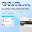 TEINO Compatible TN229XL Black Toner Cartridges Replacement for Brother TN229XL TN229 TN229XLBK TN 229 TN 229XL Toner for MFC-L3720CDW MFC-L3780CDW HL-L3220CDW HL-L3280CDW HL-L3300CDW Printer (2 Pack)
