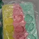 2PCS Heart Silicone Molds for Chocolate, Candy, Wax - 12 Cavities Each, 6 Love Designs, Non-Stick Food Grade Fondant Mold for Valentine's Day Gift, Baking, Ice Cube, Resin Crafts, Soap, Candle Making