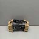 Victrola Mini Bluetooth Boombox with Cassette Player, Recorder and Am/FM Radio, Grey