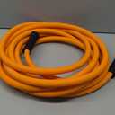 Garden Hose 10 ft x 5/8", NON-EXPANDING Flexible Water Hose, Kink Resistant Lightweight Hybrid Hose, Leakproof Yard Hose with Male to Female Fittings (Yellow)