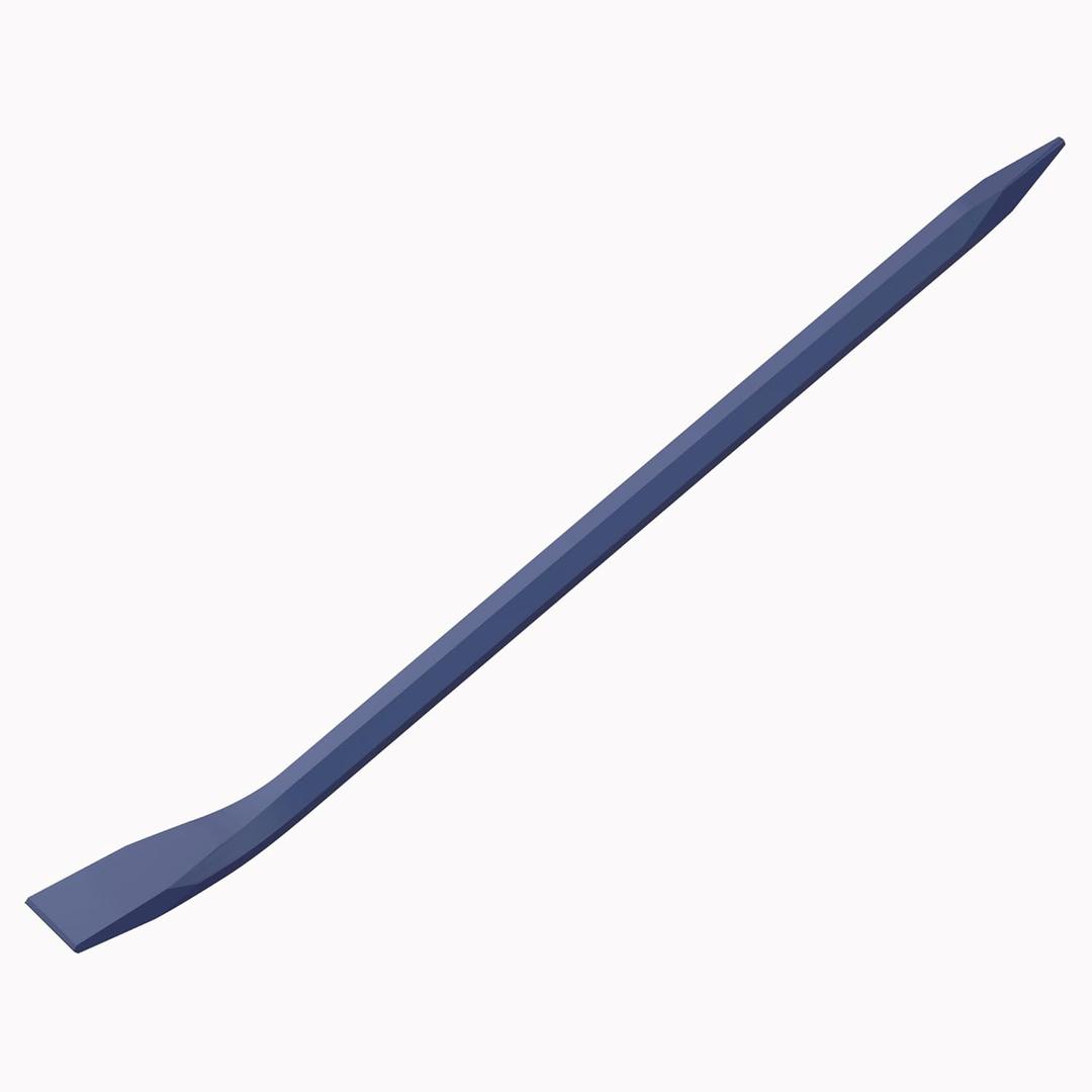 Hexagonal Connecting Bar Sleever Line-Up Bar 32"(800mm) Steel Crowbar for Prying and Aligning with Chisel End, Mn Steel (32 Inch)