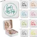 Kenning 9 Pcs Girls Trip Gifts Favors Bulk Girls Weekend Jewelry Box Earring Ring Organizer Box for Women Bestie Bride Wife Mom for 2026 Travel Summer Holiday Wedding Anniversary