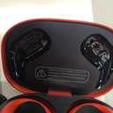 Ltinist Wireless Earbud, Bluetooh 5.4 Headphones Pure Bass Sound with Earhooks, 75H Battery in-Ear Sport Earbud with Dual-LED Display, IP7 Waterproof Earphones Built-in Microphone for Running, Red