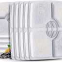 Cat Water Fountain Filters, 20 Pack Replacement Filter Fit for Top Square 84oz/2.5L Cat Pet Fountain, 3 Filtration System