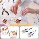 Funrous 5 Rolls 5 Size Jewelry Wire 18, 20, 22, 24, 26 Gauge Copper Wire Kit Jewelry Beading Bendable Craft Metal for Making Crafts, Sculpting with a Pliers (Copper)