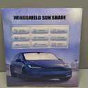 Windshield Sun Shade Custom Fit for 2023 2024 2025 2026 Mazda CX-50 CX50 Accessories Foldable Sunshade Sun Blocker Protect Car from Sun Rays & Heat Damage Keep Car Cooler