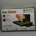 Hompet Dog Grass Pad with Tray Large, Puppy Turf Potty Reusable Training Pads with Pee Baffle, Artificial Grass Patch for Indoor and Outdoor Use, Ideal for Small and Medium Dogs (30"20")