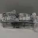 Veken Shower Caddy 6-Pack, Advanced Rustproof Design, No Drilling Adhesive Shelves, Rack with Soap Holder, Large Capacity Bathroom Organizers and Storage, Wall-Mounted Kitchen & Home Decor (6-Piece Set for Master Bathroom(Rustproof Upgrade), Black)