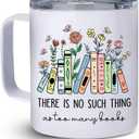 Book Lover Gifts - Books Lover Coffee Mugs - There Is No Such Thing Mug - Christmas Cup For Book Lovers - Librarian, Library Mug For Women - Bookish Gifts For Readers - Birthday Gift Bookworm