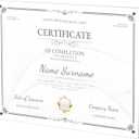 Kalami 11x14 Acrylic Wall Mount Picture Frame Self Adhesive, No Drill Holes Floating Frameless Clear Photo Frame for Diploma Certificate Degree Document Display Gallery Wall-Full Frame is 12x15