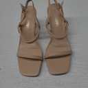 DREAM PAIRS Womens Slingback Heels Square Open Toe Strappy Sandals Ankle Strap High Heeled Dressy Shoes
Size 8