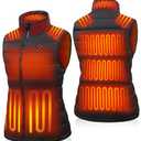 TODWARM Women Heated Vest, Electric Warming Sleeveless Jacket Lightweight Rechargeable Winter Outerwear for Outdoor Hiking Work, Medium