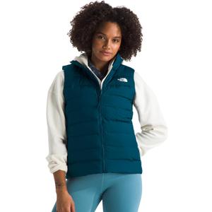 THE NORTH FACE Women's Aconcagua 3 Insulated Vest | Wind Resistant, Water Repellent, 600 Fill Waterfowl Down Insulation (Midnight Petrol, XS)