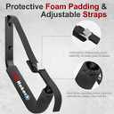 Kayak Wall Mount, Heavy Duty Kayak Wall Hangers with Adjustable Straps and Protective Foam Padding, Garage Wall Storage Rack Kayak, Canoes, SUPs, Surfboards, 125 LBS Capacity