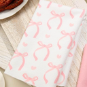 DOFQZ Coquette Pink Bow Heart Kitchen Towels, Preppy Pink Girly Hand Towels for Bathroom, Pink Decorative Tea Towels Dish Towels, Pink Kitchen Decor, Coquette Girly Bathroom Decor, 16x24 Inch