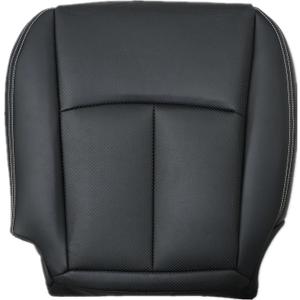 NLQR Front Driver Side Bottom Replacement Perforated Seat Cover Black Compatible with Infiniti Q50 2014 2015 2016 2017 2018 2019 2020