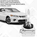 D3S Hid Headlight Bulbs 2PCS 35W Super Bright Bulbs, D3S Headlight Bulb HID Car Original Replacement Lights 12V High Beam Low Beam Xenon Bulbs with Metal Stents Base (D3-S White)