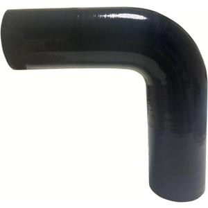 ID 2.5" 90 Degree Silicone Hose Elbow Coupler 7" Leg Length Universal 4-Ply Reinforced Silicone Straight Turbo Pipe Elbow Intake Radiator Hose