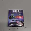 2026 Upgrade 3 in 1 Wireless Carplay Mirror Link Adapter for iPhone/Apple/Android Phone to Car Screen, Auto Connect-Black