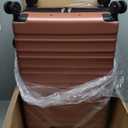 Amazon Basics 30" Hardside Large Checked Luggage, Hardshell Suitcase With Wheels, Expandable For Up to 15% More Space, With Scratch-Resistant Surface, Four Multi-directional Wheels, Rose Gold