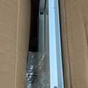 Dog Door for Sliding Glass Door, Adjustable Height 75 3/5" to 80", Aluminum Frame Sliding Door Dog Door Insert, Suitable for Large Dogs Up to 75 lbs(Large,White)