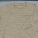 Women’s Short Sleeve Knit Top – Alpaca Wool Blend Ribbed Crewneck Pullover, Slim Fit Casual Tee for Spring & Summer(L, Camel)