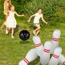 Giant Inflatable Bowling SetOne 15 Inches Ball with Six 23 Inches Pins