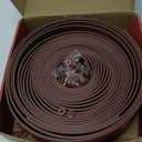 32 FT Garage Door Top and Sides Seal, Brown Rubber Garage Door Sealing Strip, Universal Weather Stripping Replacement, Garage Door Seals with Screws and Screws Caps