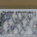 Real Luxurious Natural Marble Vanity Tray Genuine Marble/ Stone Storage Tray for Home Decor Bathroom/ Kitchen/ Vanity/ Dresser Non-Resin/ Non-Ceramic