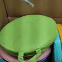 Gerrii 12Pcs Floor Cushions for Classroom,15 in Extra Thick Flexible,Multi | Classroom Floor Cushions with Handles Round Seat Pillows PU Leather Pads for Kids Kindergarten Preschool Daycare Nursery