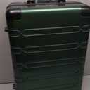 All Aluminum Carry On Luggage 22x14x9 Airline Approved Hard Shell Suitcases with Spinner Wheels Zipperless Luggage 20 inch Carry On Suitcase, Dark Green