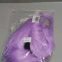 eNilecor Purple Wig, Short Colored Wigs Bob Wig for Women, Natural Wavy Colorful 14 Inch Middle Part Synthetic Lilac Neon Wig for Cosplay Party Costume lavender Purple