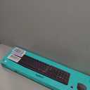 Logitech MK235 Wireless Keyboard and Mouse Combo for Windows, 2.4 GHz Wireless Unifying USB Receiver, 15 FN Keys, Long Battery Life, Compatible with PC, Laptop