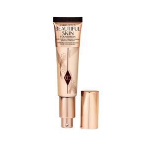Charlotte Tilbury Beautiful Skin Medium Coverage Hydrating Foundation - Buildable Liquid Makeup for Instant Glow, Plumping Hydration & Lasting Skincare Benefits (01 Neutral - Fairest With Neutral Undertones)