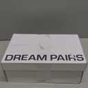 DREAM PAIRS Women Heels Chunky Square Open Toe Strappy Ankle Strap Block High Heeled Sandals for Dressy Wedding Comfortable Shoes (10, Black)