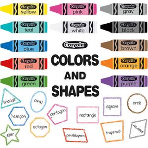 Eureka Colors & Shapes Bulletin Board Set, 28 Pieces (EU-847813), OSFA