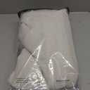 Pinch Pleated Linen 50 Inch Wide Curtains 96 Inches Long for Living Room, Memory Trained Pleat Boho Semi Sheer Birch Light Filtering Privacy Drapes 50x96 Inch Length 2 Panels Set Curtain Cream Ivory