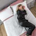 Hygge Sheets Organic Washable Incontinence Bed Pads with Tucks - 100% Waterproof Reusable Mattress Protector Underpads - Rayon derived from Bamboo - Queen