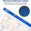 Avery Printable Blank Square Labels, 2" x 2", Matte White, 300 Customizable Labels (22806)