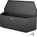 VEVOR Steel Trailer Tongue Box, 36"x12"x12" Heavy Duty Storage With Lock and Keys, Utility Tool Chest for Pickup Truck Bed, RV